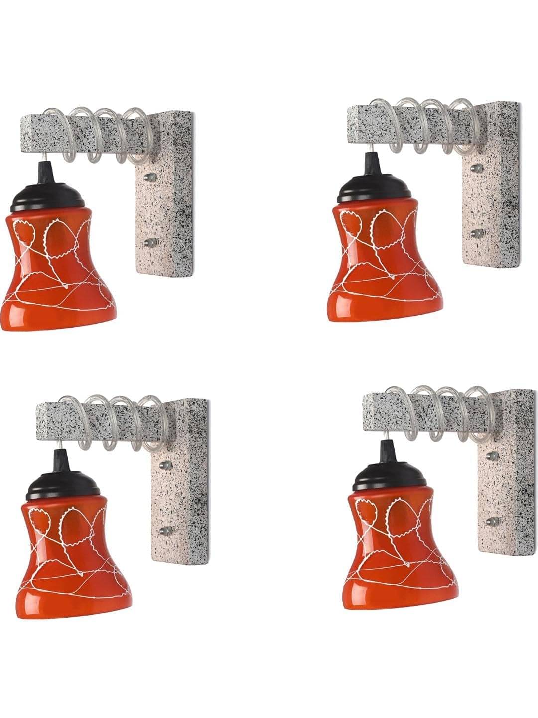     			1st Time Multicolor Swing Arm Wall Light ( Pack of 4 )