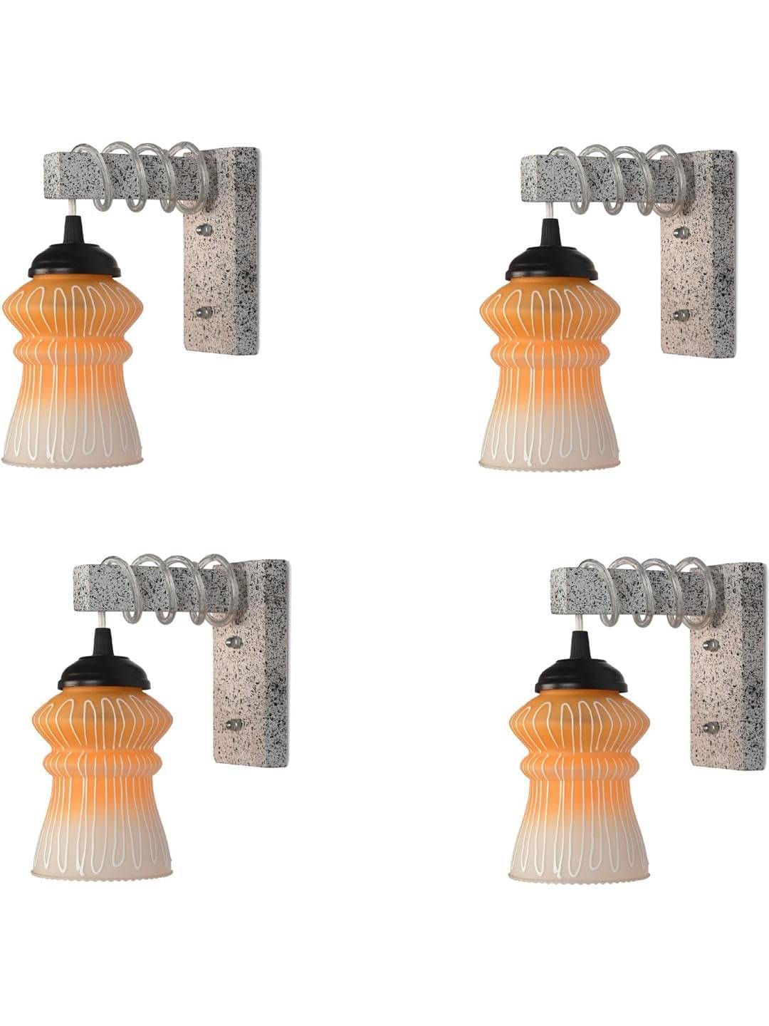     			1st Time Multicolor Swing Arm Wall Light ( Pack of 4 )