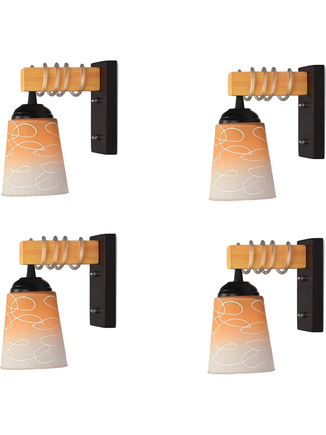 1st Time Multicolor Swing Arm Wall Light ( Pack of 4 ) 1st Time Multicolor Swing Arm Wall Light ( Pack of 4 )