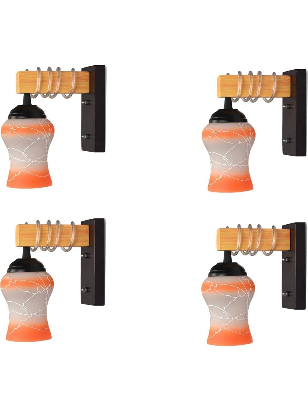 1st Time Multicolor Swing Arm Wall Light ( Pack of 4 ) 1st Time Multicolor Swing Arm Wall Light ( Pack of 4 )