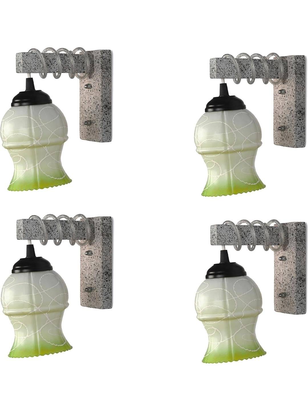     			1st Time Multicolor Swing Arm Wall Light ( Pack of 4 )