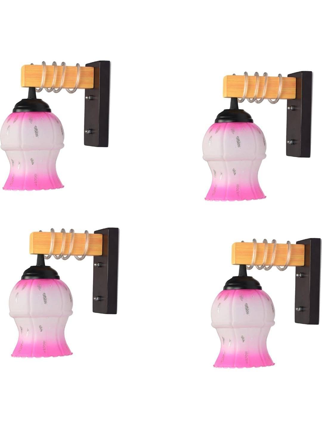     			1st Time Multicolor Swing Arm Wall Light ( Pack of 4 )