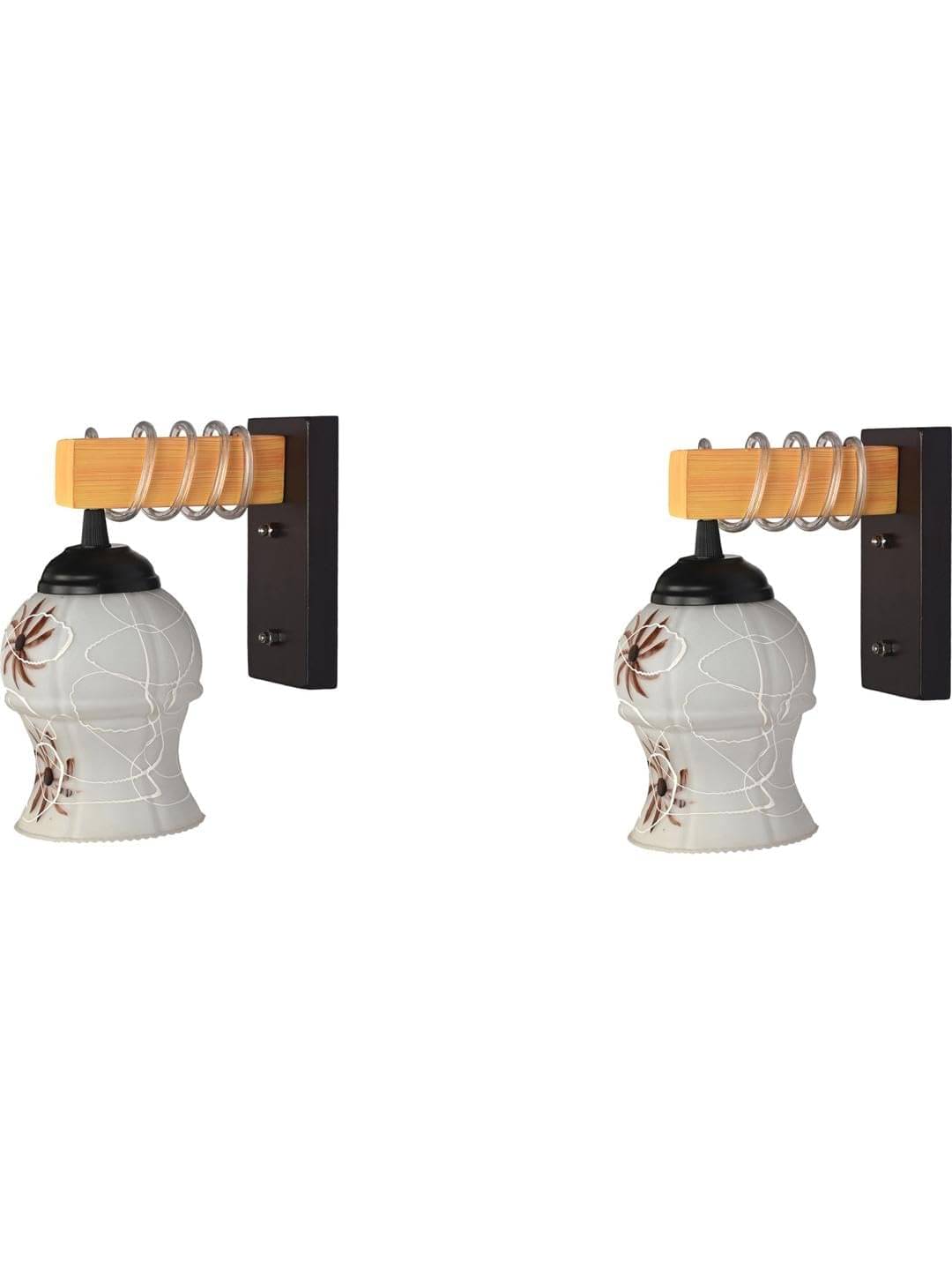     			1st Time Multicolor Swing Arm Wall Light ( Pack of 2 )