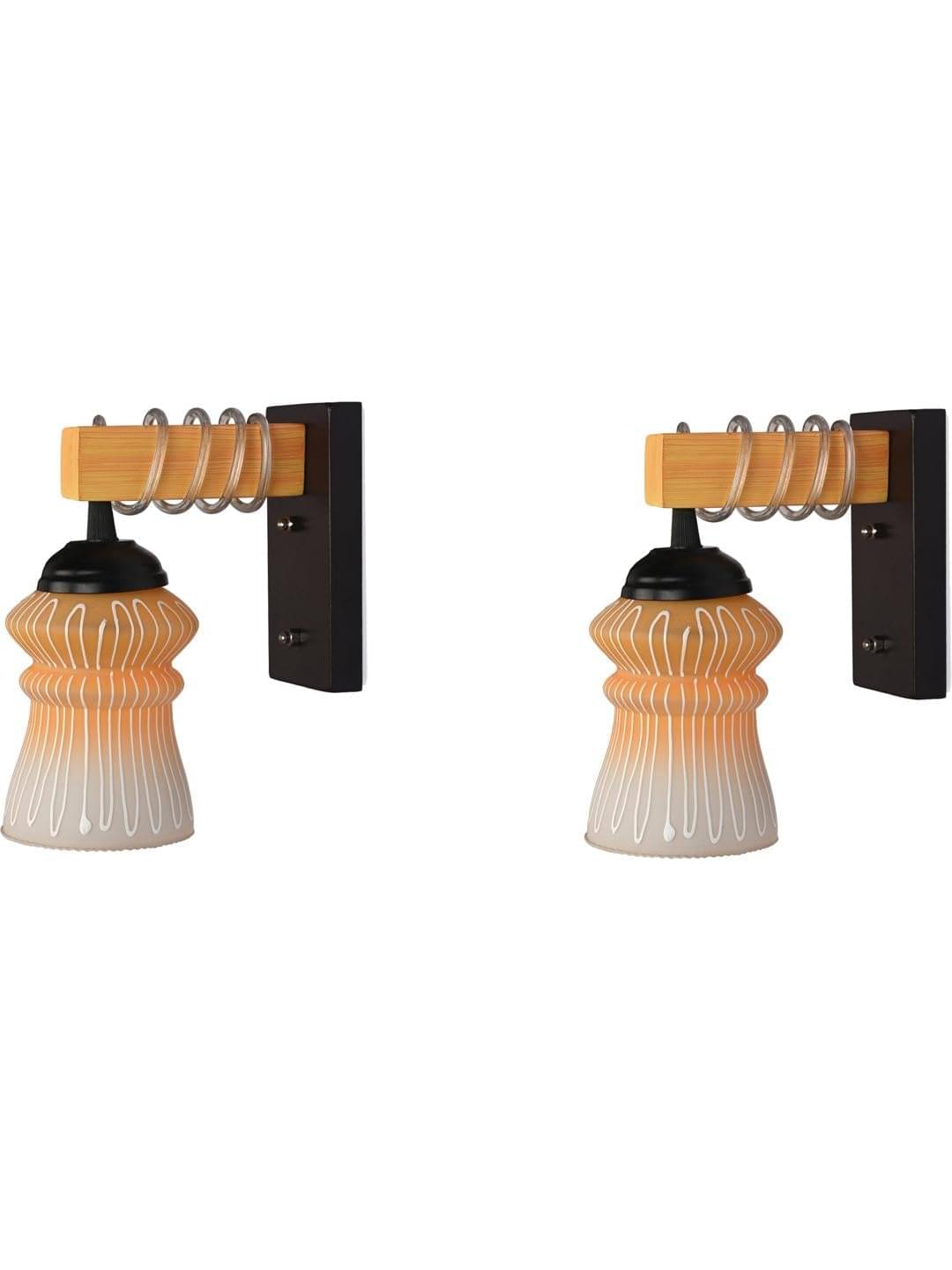     			1st Time Multicolor Swing Arm Wall Light ( Pack of 2 )