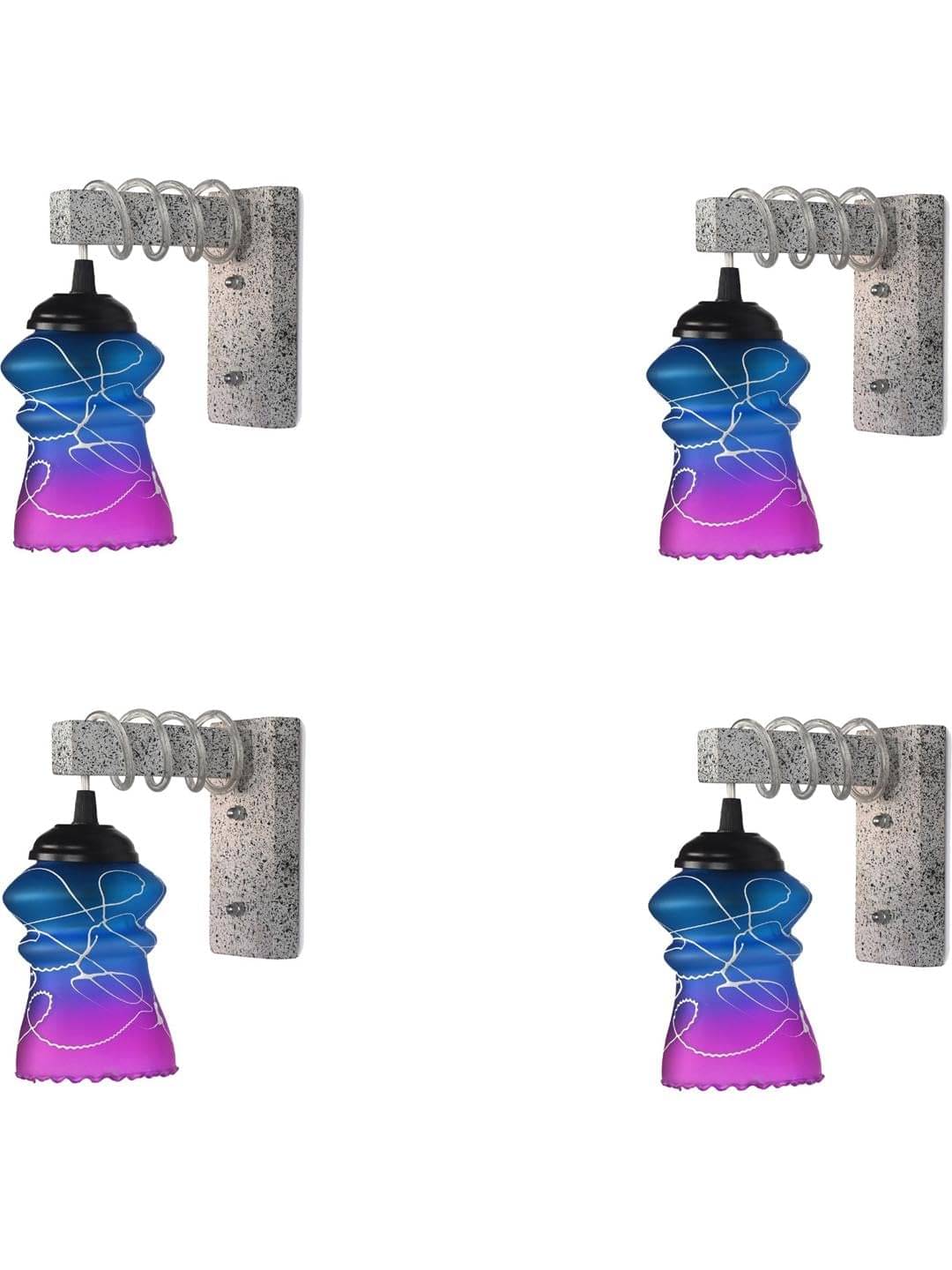 1st Time Multicolor Swing Arm Wall Light ( Pack of 4 ) 1st Time Multicolor Swing Arm Wall Light ( Pack of 4 )