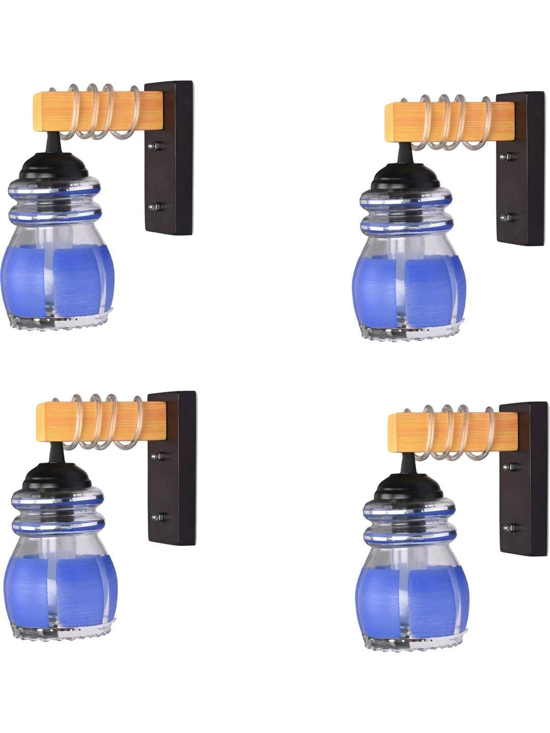     			1st Time Multicolor Swing Arm Wall Light ( Pack of 4 )