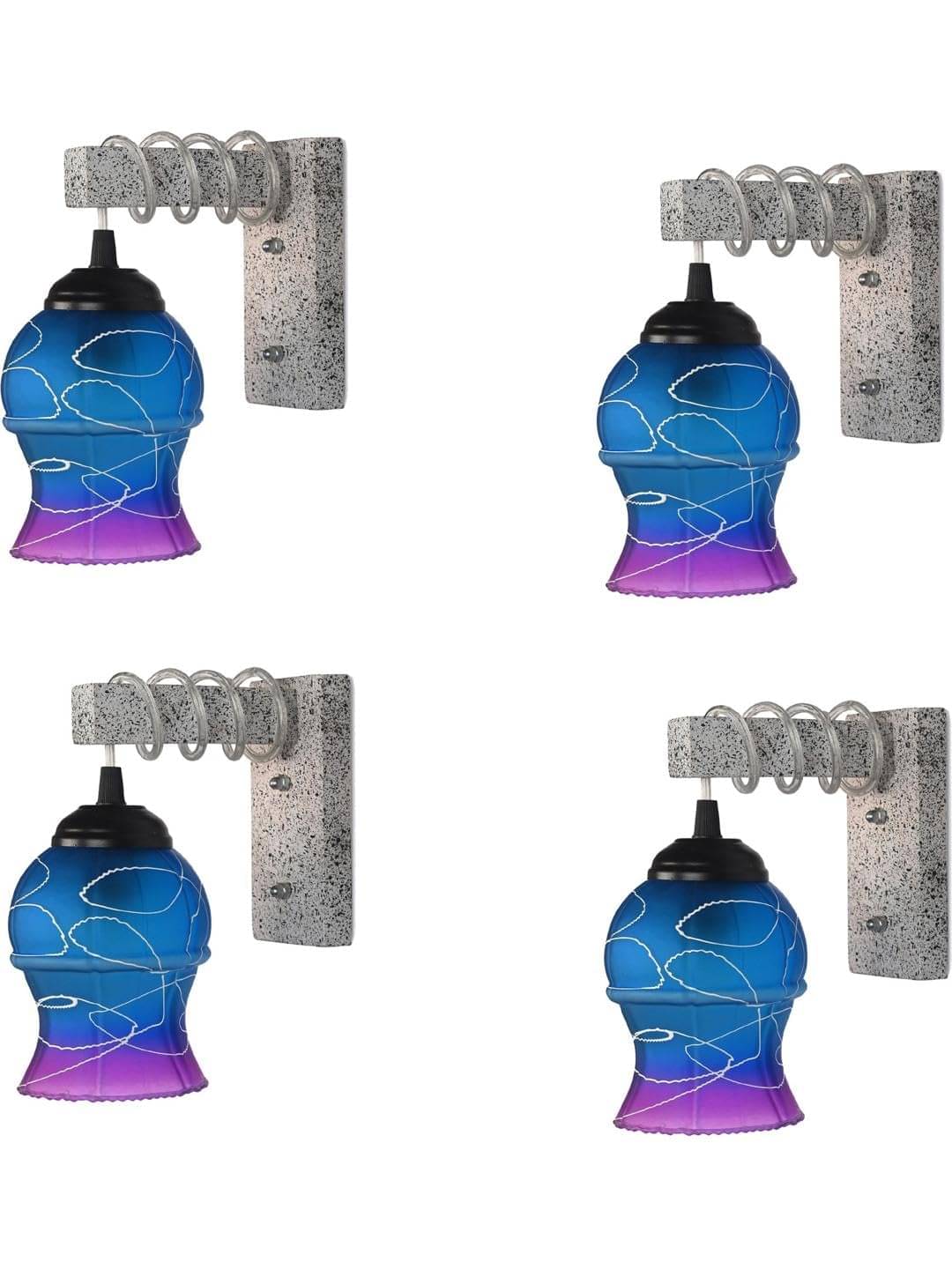 1st Time Multicolor Swing Arm Wall Light ( Pack of 4 ) 1st Time Multicolor Swing Arm Wall Light ( Pack of 4 )