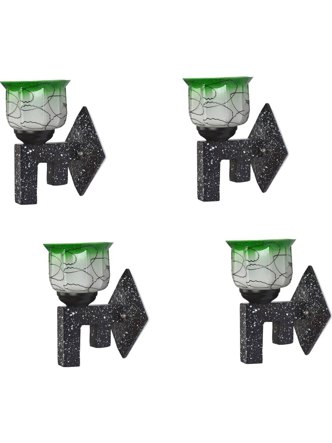     			1st Time Multicolor Up Light Wall Lamp ( Pack of 4 )