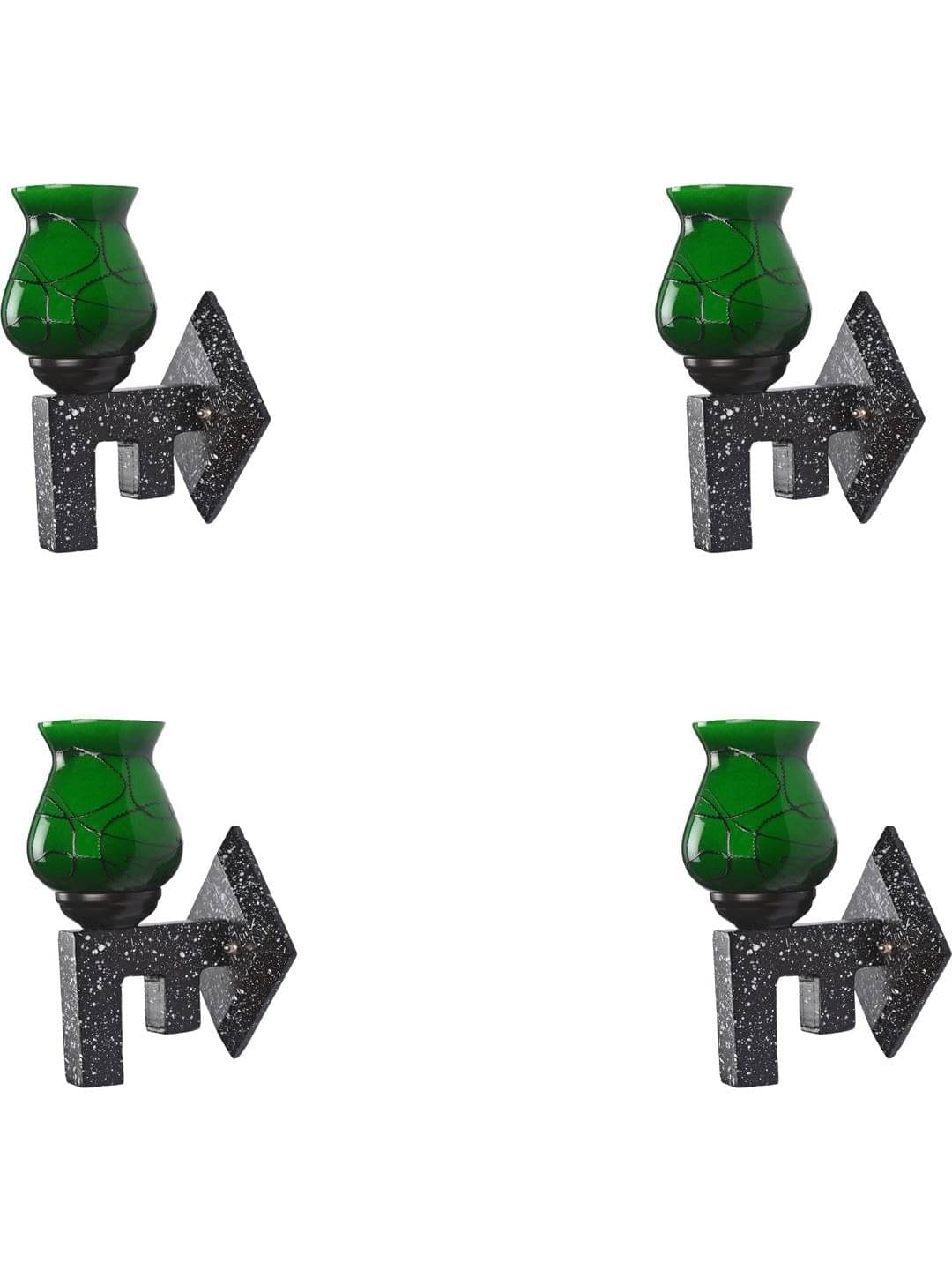     			1st Time Multicolor Up Light Wall Lamp ( Pack of 4 )