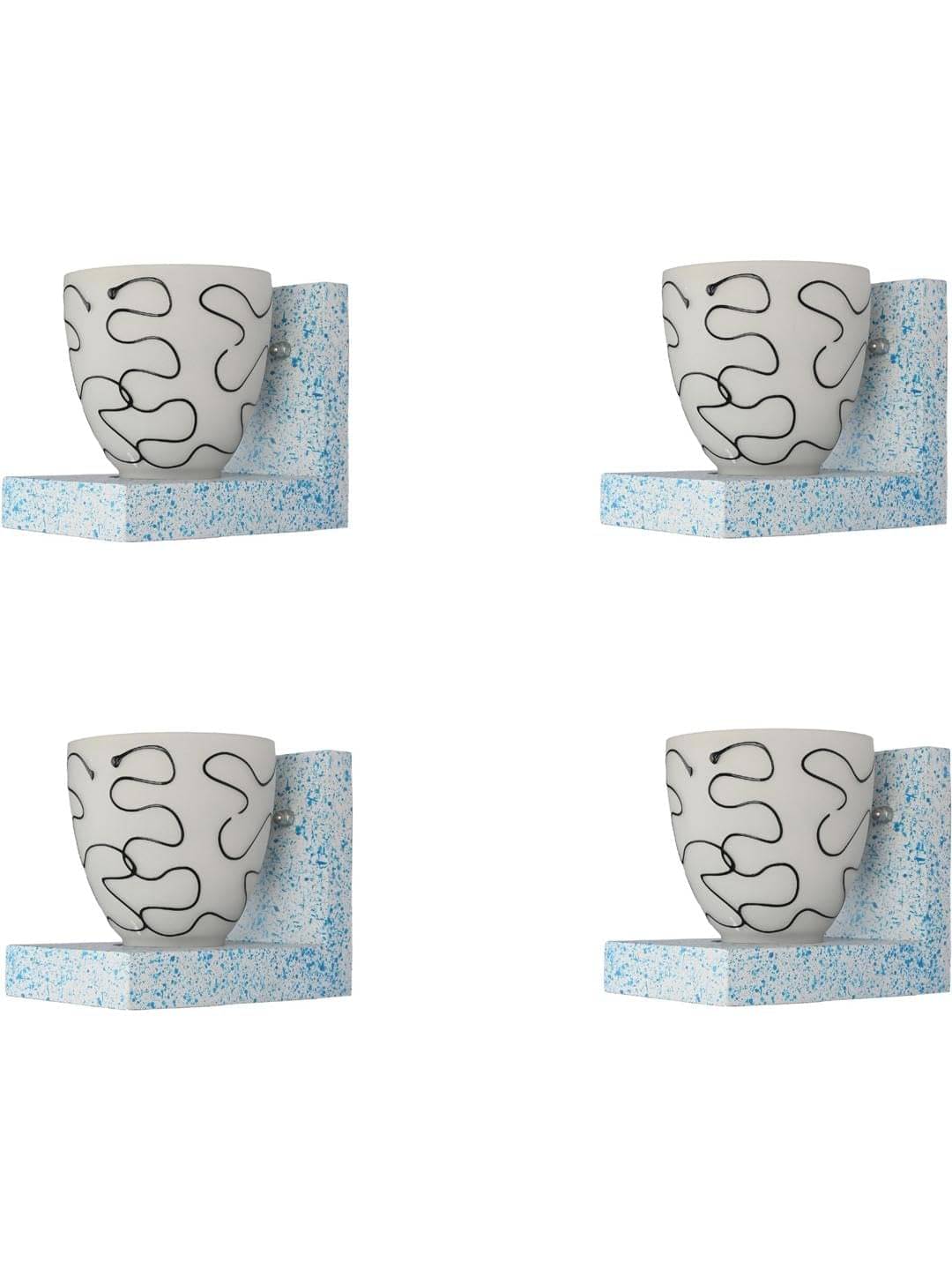 1st Time Multicolor Wallchiere ( Pack of 4 ) 1st Time Multicolor Wallchiere ( Pack of 4 )