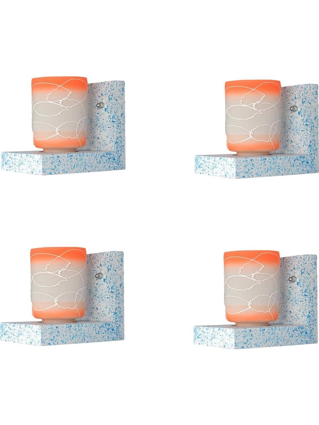     			1st Time Multicolor Wallchiere ( Pack of 4 )