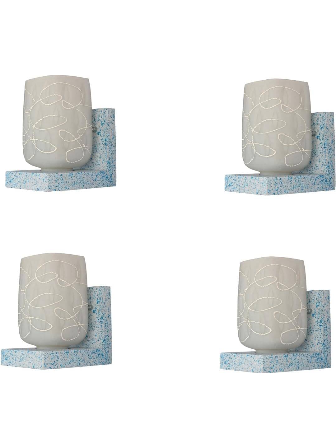 1st Time White Wallchiere ( Pack of 4 ) 1st Time White Wallchiere ( Pack of 4 )