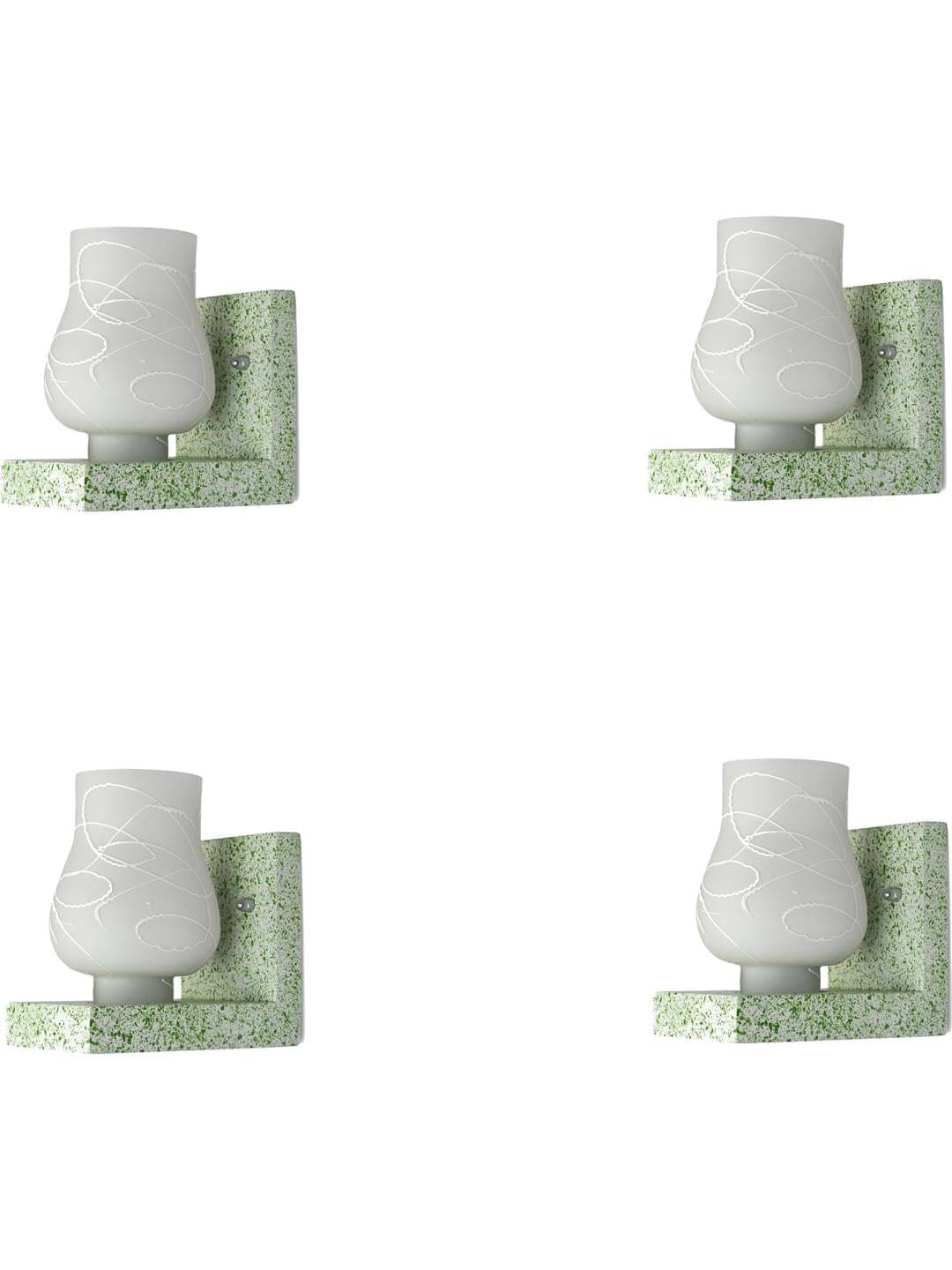     			1st Time White Wallchiere ( Pack of 4 )