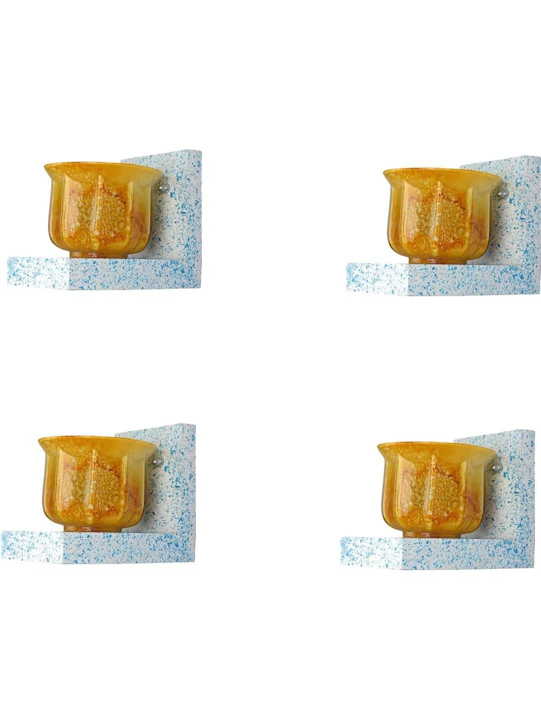     			1st Time Yellow Wallchiere ( Pack of 4 )