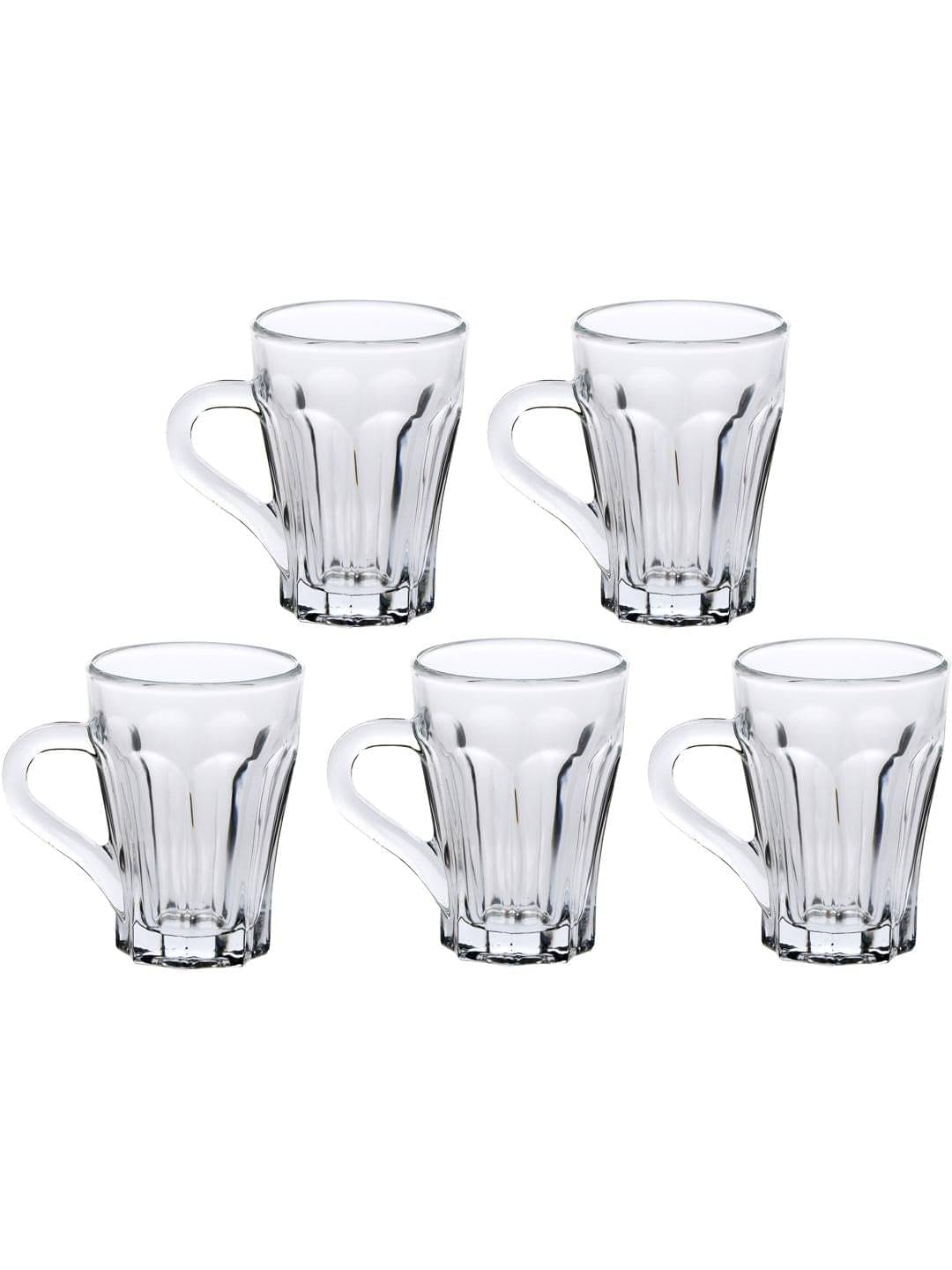     			AFAST Tea Coffee Cup Solid Glass Tea Cup 100 ml ( Pack of 5 )