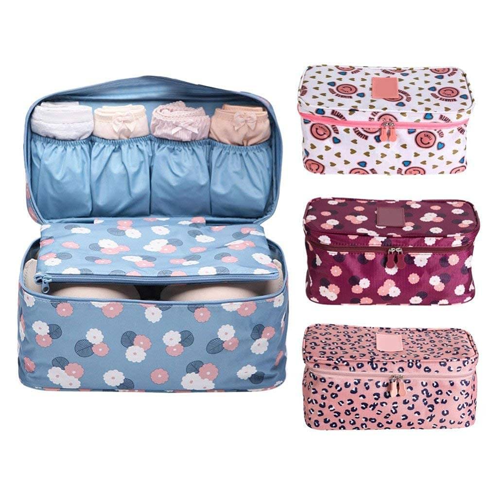 ATIPRIYA Multicolor Multifunctional Bra Innerwear Panties Organizer ATIPRIYA Multicolor Multifunctional Bra Innerwear Panties Organizer