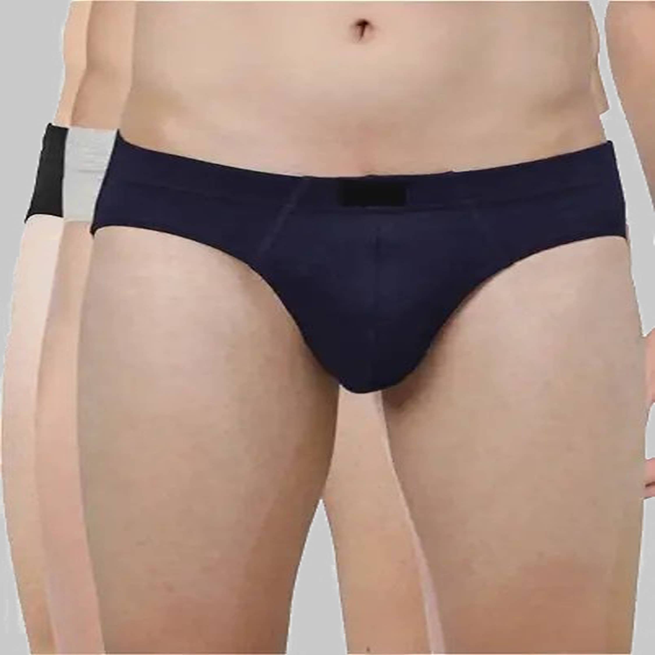 CAVENDRES Pack of 3 Cotton Blend Briefs For Men's ( Multicolor )