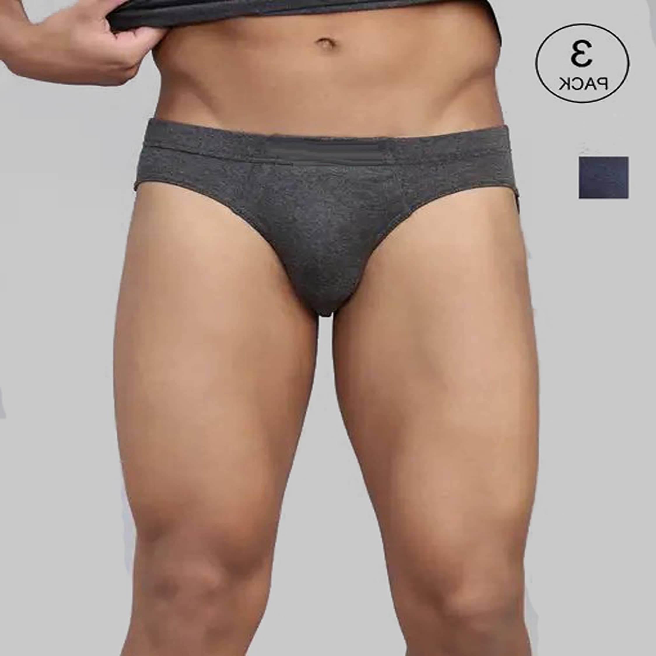 CAVENDRES Pack of 3 Cotton Blend Briefs For Men's ( Multicolor )