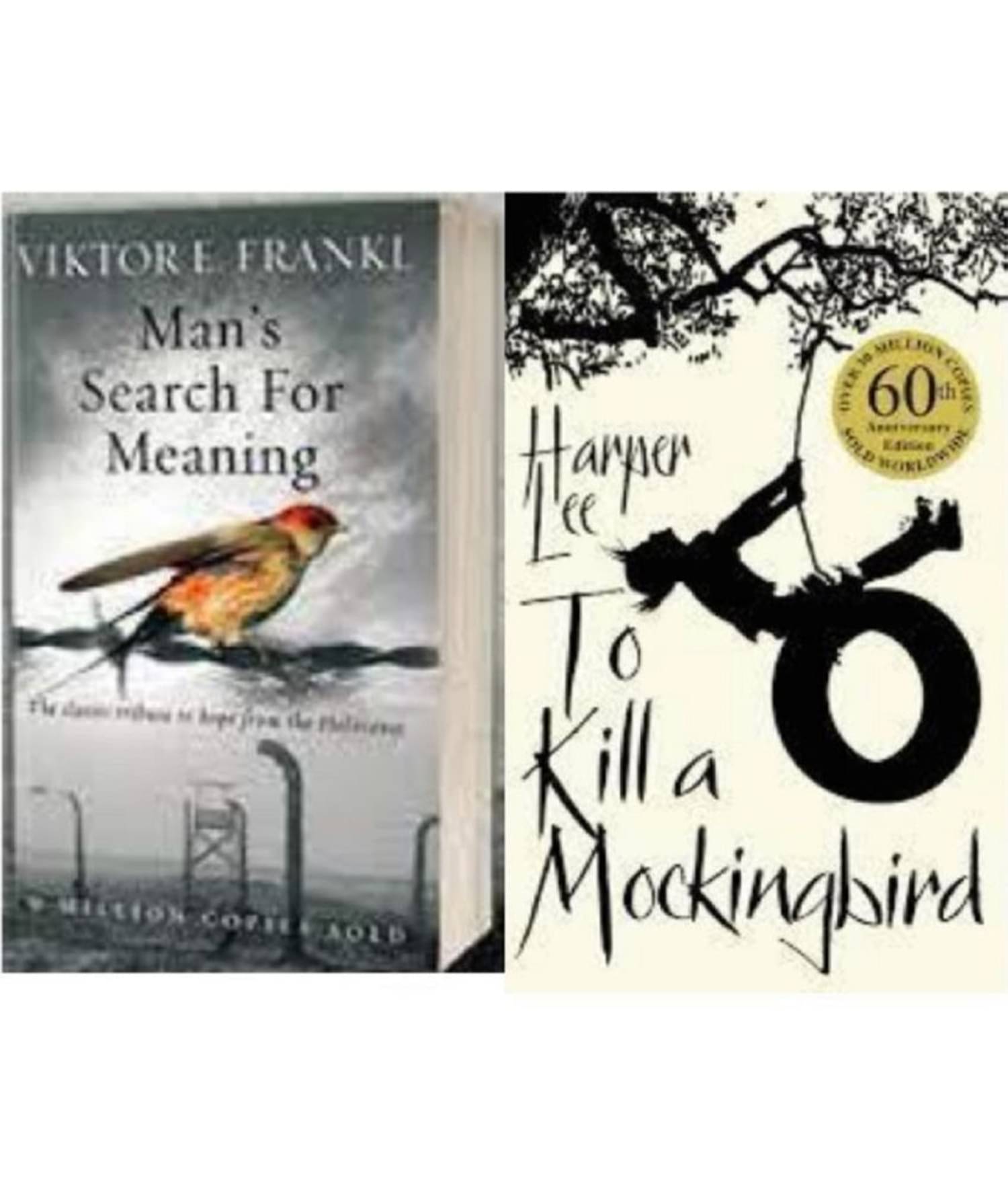 COMBO OF 2 MAN'S SEARCH & TO KIll MOCKINGBIRD By Harper Lee COMBO OF 2 MAN'S SEARCH & TO KIll MOCKINGBIRD By Harper Lee