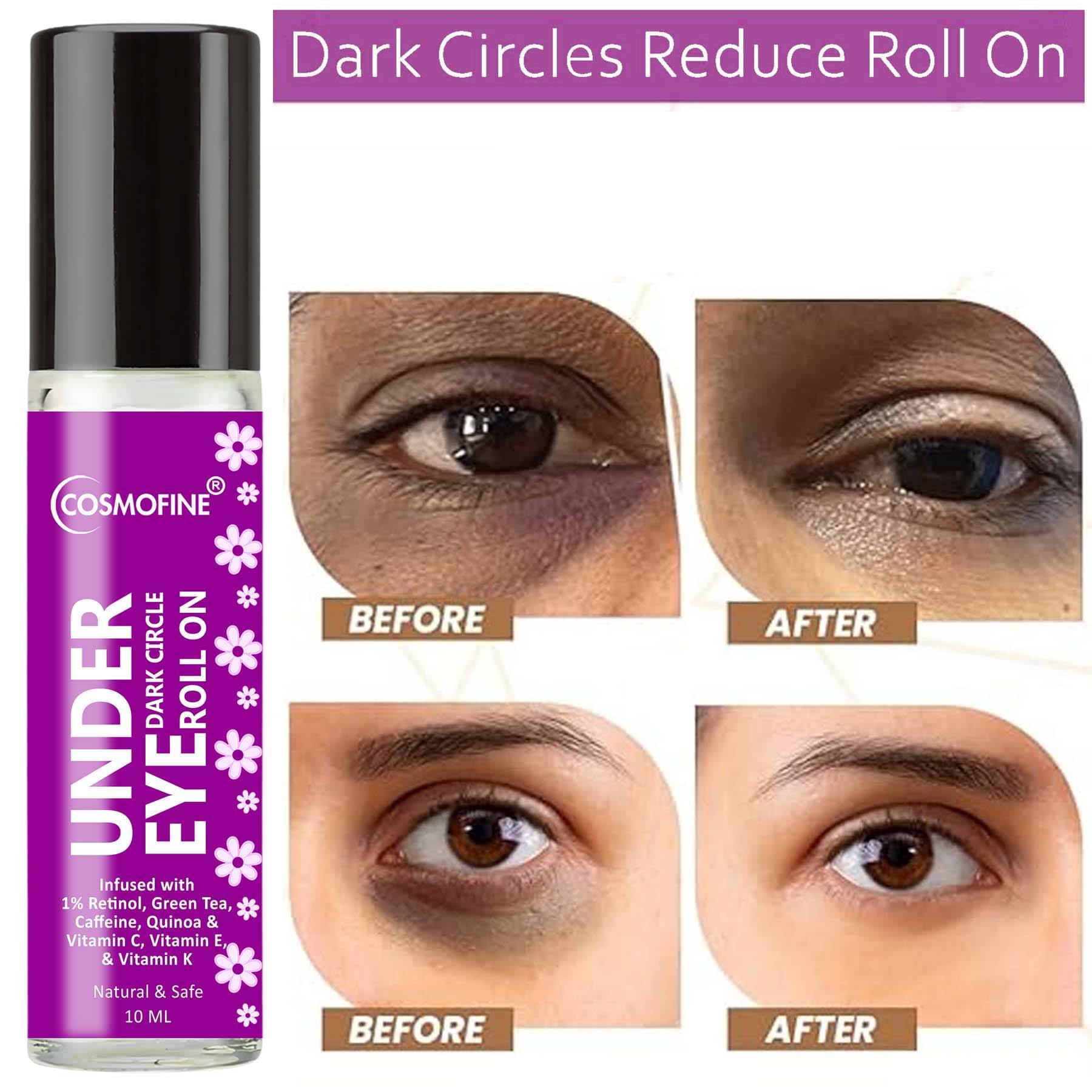     			COSMOFINE Dark Circle Remover Under Eye Serum Eye Roller 10 mL