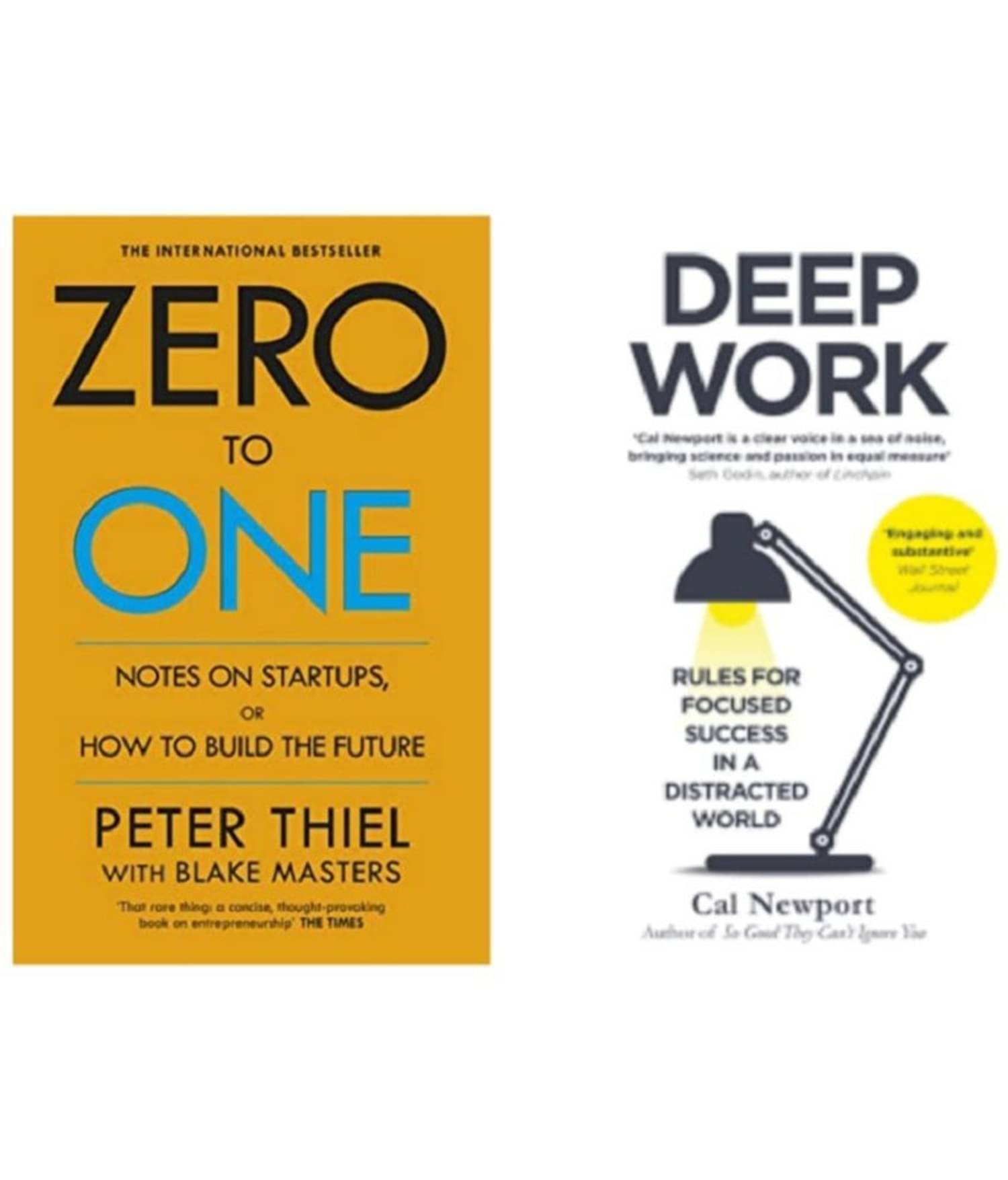     			( Combo Of 2 ) Zero To One & Deep Work - Paperback By Multi