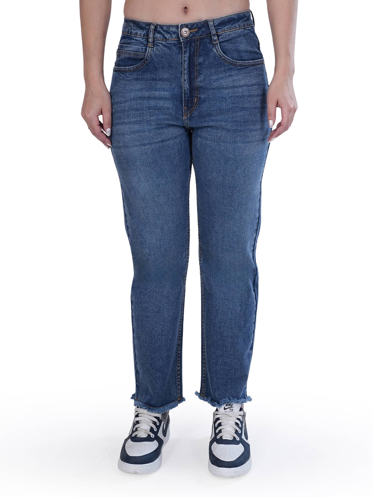     			Dezire - Blue Denim Straight Fit Women's Jeans ( Pack of 1 )