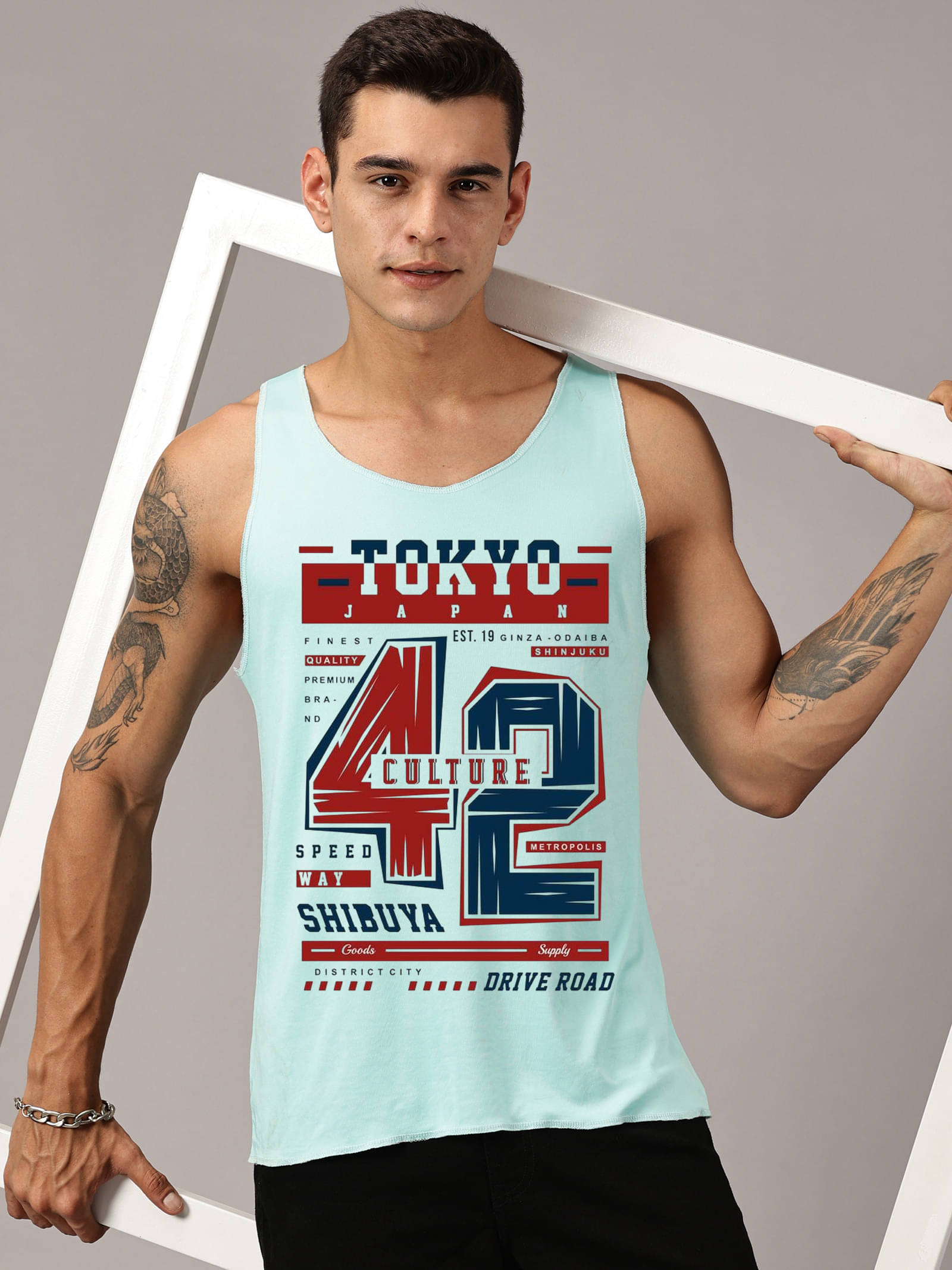     			Diversify Pack of 1 Polyester Gym Vest For Men ( Green )