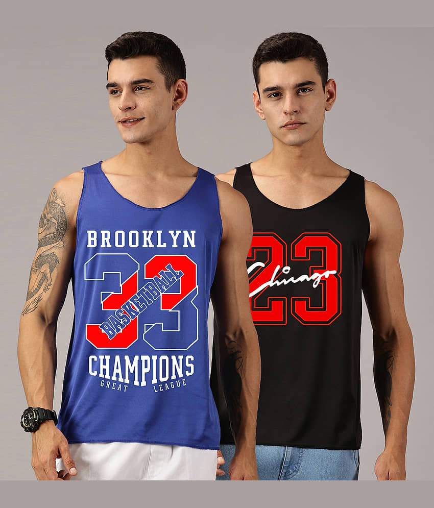 Diversify Pack of 1 Polyester Gym Vest For Men ( Multicolor ) - Nightwear & Loungewear | Buy online on ZillyBuy