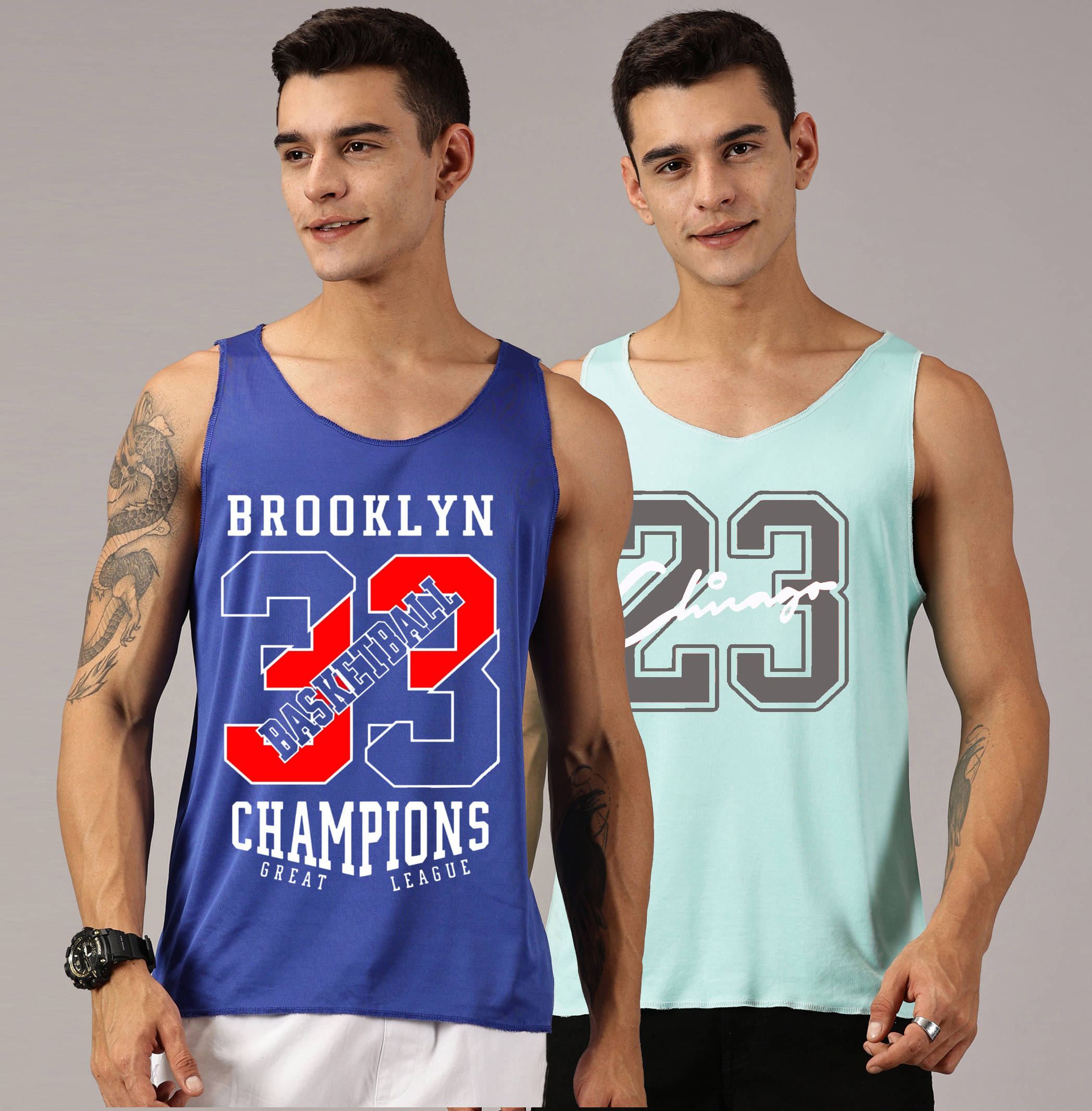 Diversify Pack of 1 Polyester Gym Vest For Men ( Multicolor ) Diversify Pack of 1 Polyester Gym Vest For Men ( Multicolor )