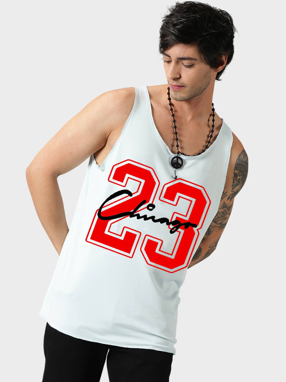 Diversify Pack of 1 Polyester Gym Vest For Men ( Blue ) Diversify Pack of 1 Polyester Gym Vest For Men ( Blue )
