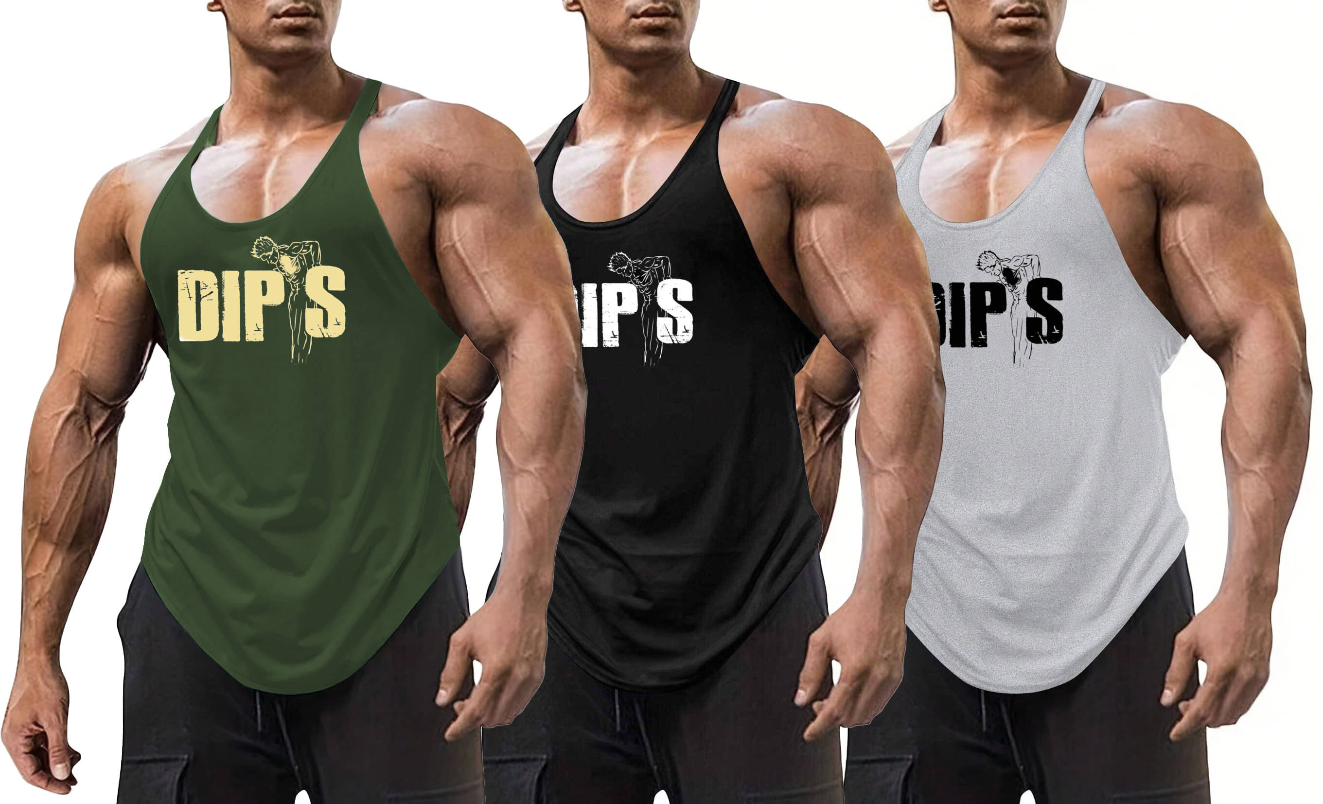     			Diversify Pack of 1 Polyester Gym Vest For Men ( Multicolor )