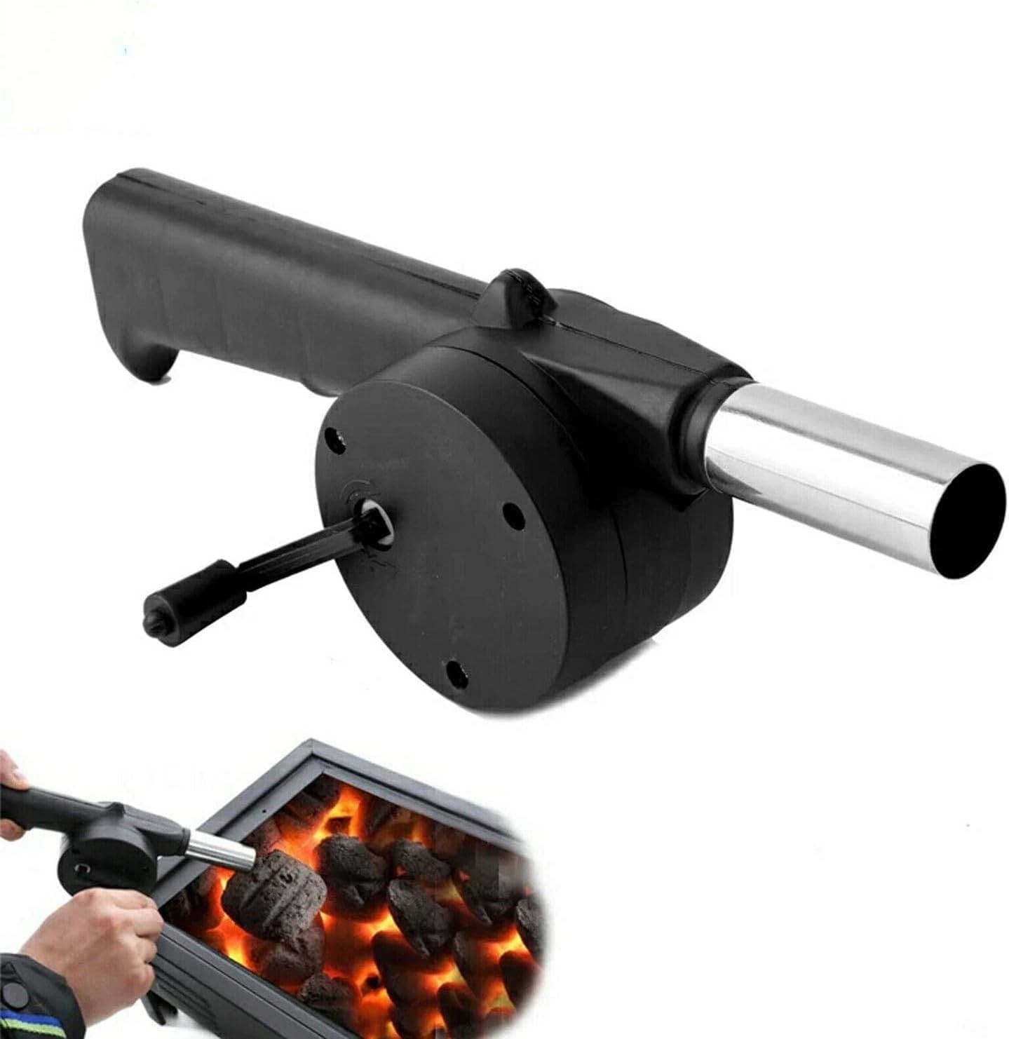 FULKIZA - BBQ Fan Air Blower 100W Air Blower Without Variable Speed FULKIZA - BBQ Fan Air Blower 100W Air Blower Without Variable Speed