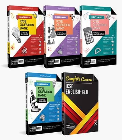 Gurukul By Oswal Most Likely ICSE Question Bank Class 10 Bundles (Set of 5) : Physics, Chemistry, Maths, Biology & English I & II for Exam 2026 Gurukul By Oswal Most Likely ICSE Question Bank Class 10 Bundles (Set of 5) : Physics, Chemistry, Maths, Biology & English I & II for Exam 2026