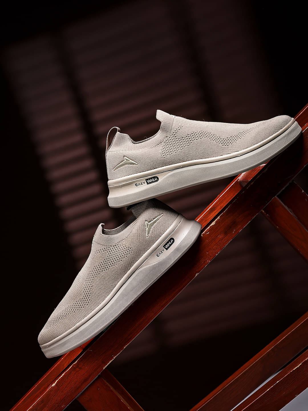 JQR HYPERRION Beige Men's Slip-on Shoes JQR HYPERRION Beige Men's Slip-on Shoes