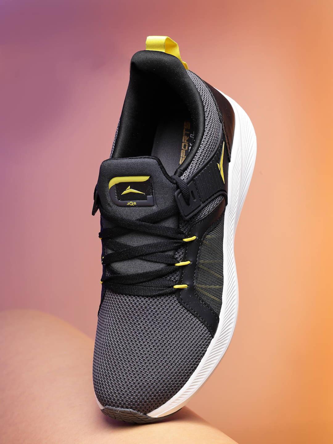 JQR SOROSS Light Grey Men's Sports Running Shoes JQR SOROSS Light Grey Men's Sports Running Shoes
