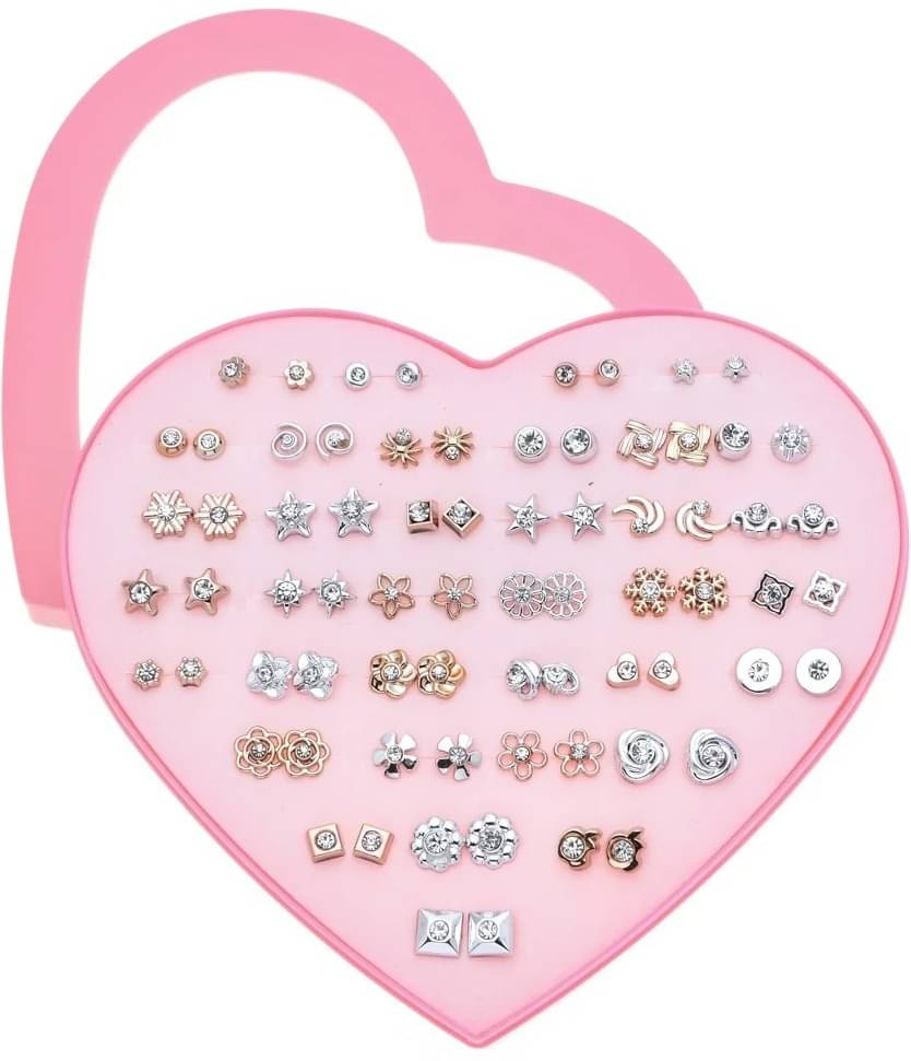     			Mehak Creation Gold Stud Earrings ( Pack of 1 )