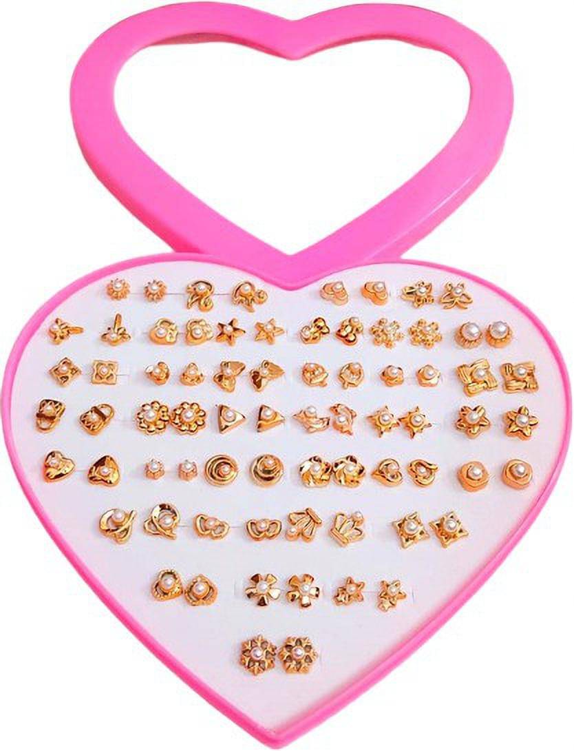     			Mehak Creation Yellow Stud Earrings ( Pack of 1 )