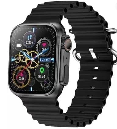 NICEBUDS AMOLED BT Calling Smart Watch with Silicone Strap Upto 2-3 days Backup ( Black ) NICEBUDS AMOLED BT Calling Smart Watch with Silicone Strap Upto 2-3 days Backup ( Black )