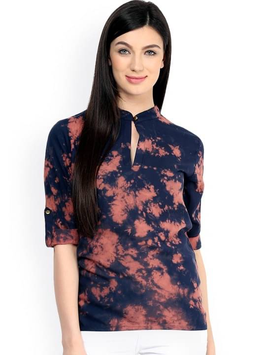     			Pannkh Women's Rayon Regular Top ( Blue )