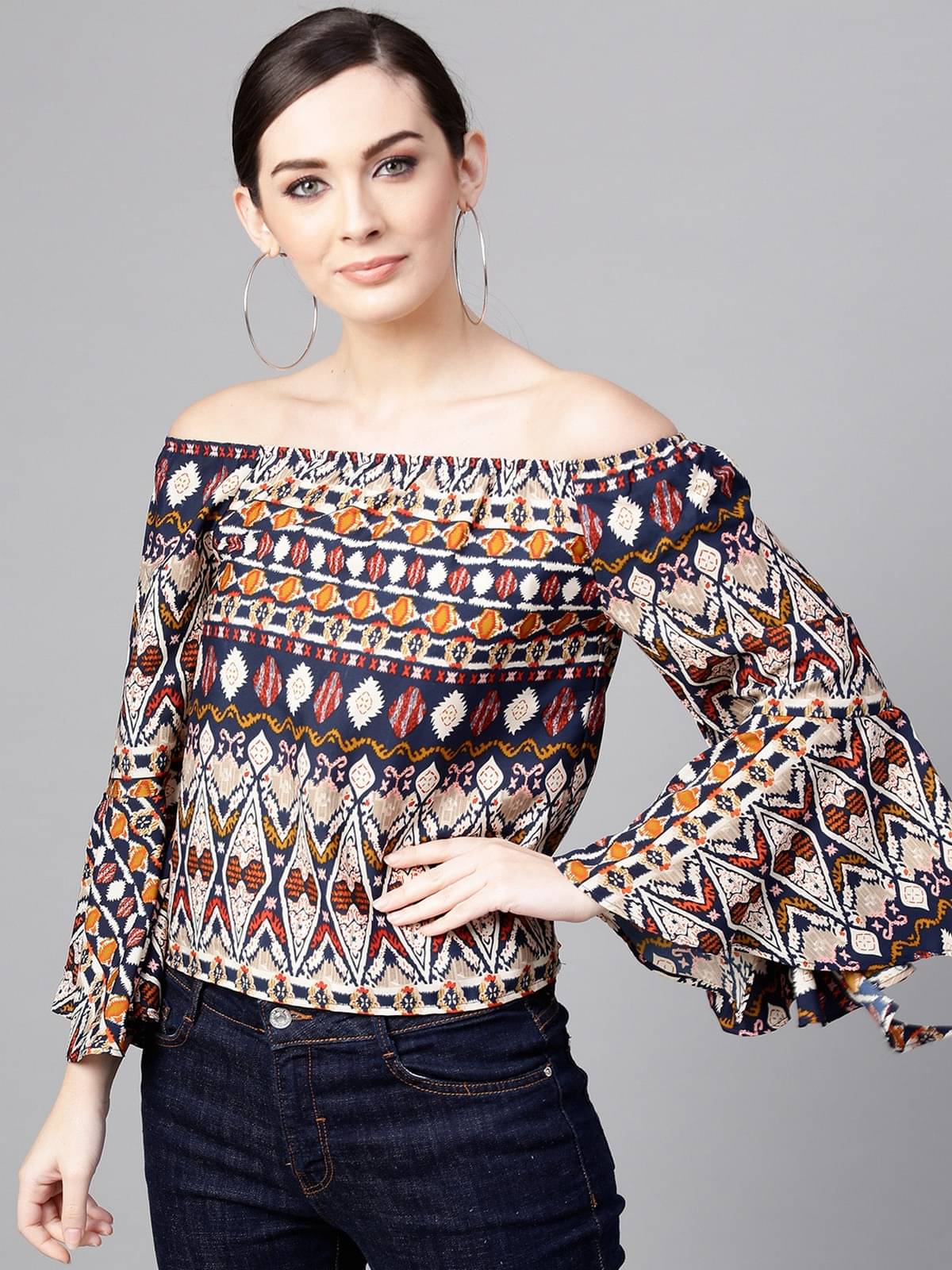     			Pannkh Women's Polyester Regular Top ( Multicolor )