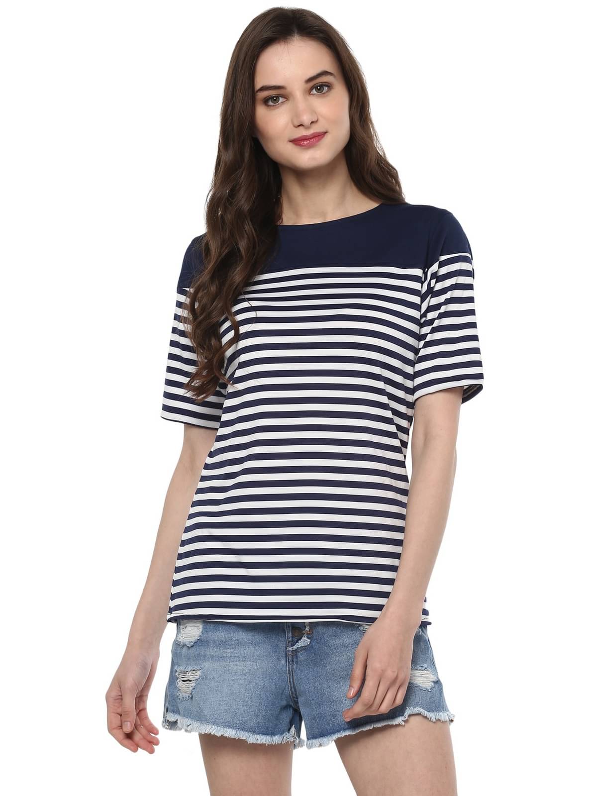 Pannkh White Viscose Women's Regular Top ( Pack of 1 ) Pannkh White Viscose Women's Regular Top ( Pack of 1 )