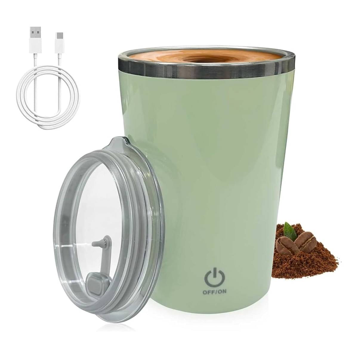 RAMDEV ENTERPRISE MAGNET MIXING CUP Plastic Coffee Mug 380 mL ( Pack of 1 ) RAMDEV ENTERPRISE MAGNET MIXING CUP Plastic Coffee Mug 380 mL ( Pack of 1 )