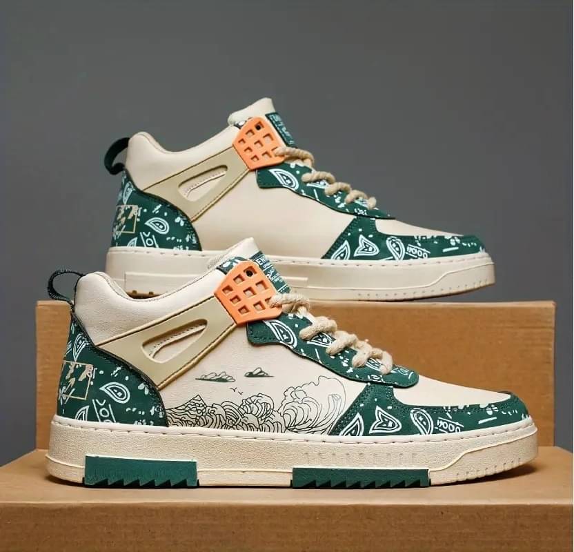     			Rdxo Green Men's Sneakers