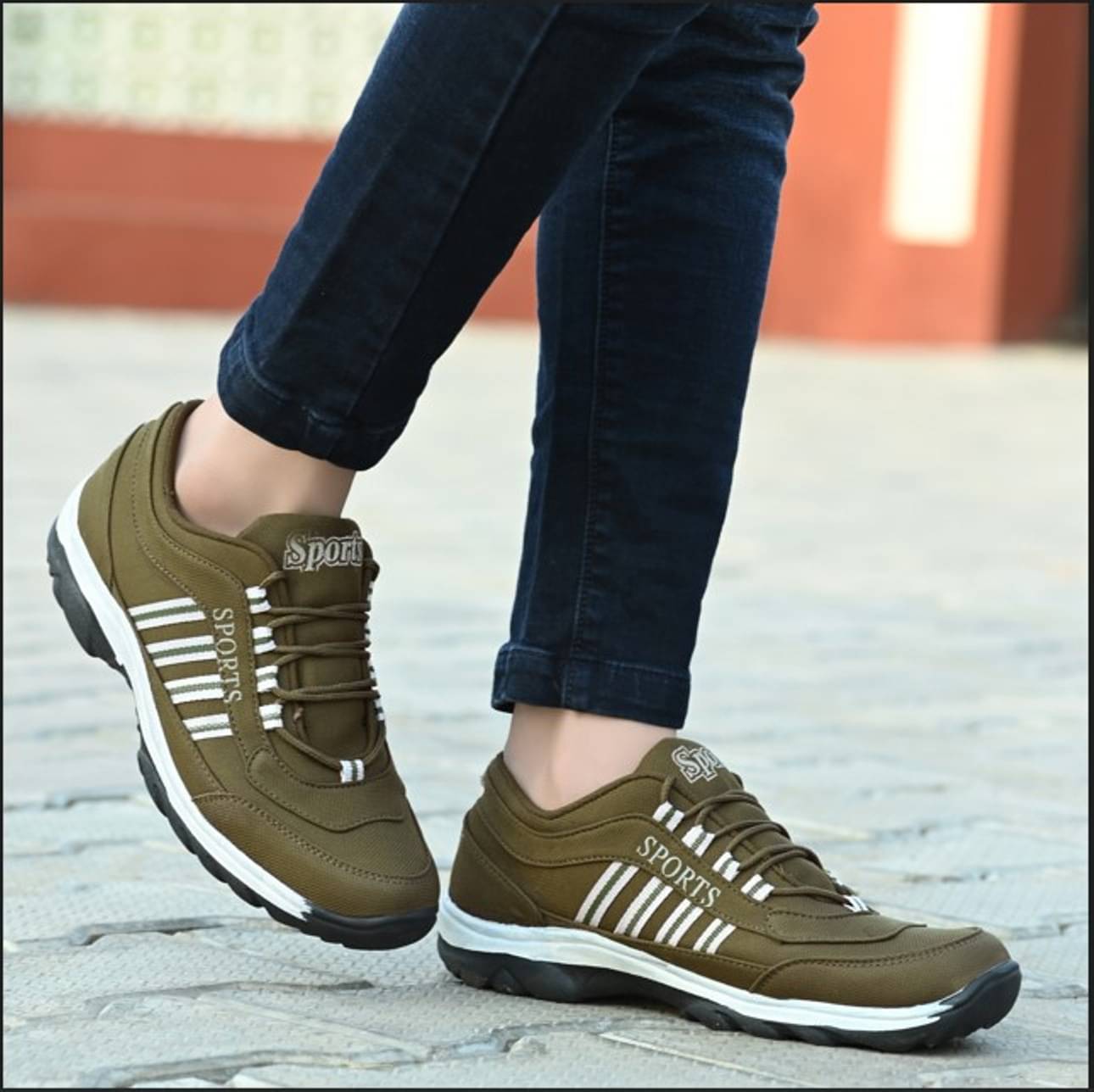     			Rdxo Olive Men's Lifestyle Shoes