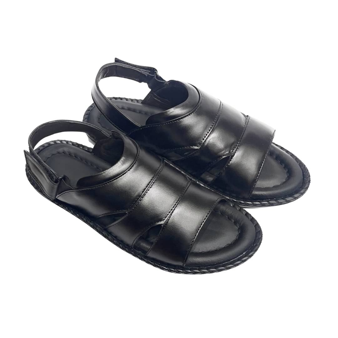     			STEPHORN - Black Men's Sandals