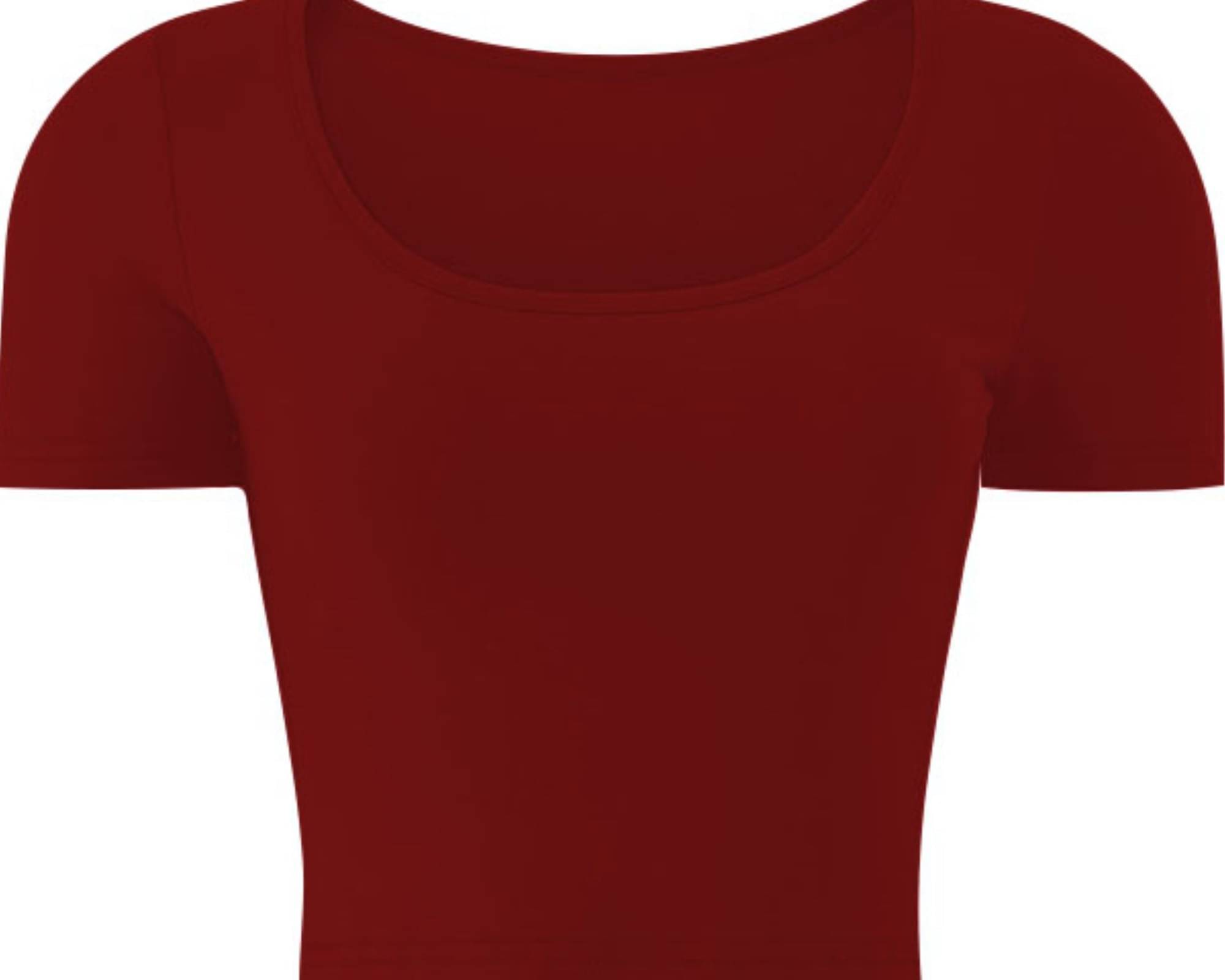     			THE BLAZZE Women's Cotton Crop Top ( Brown )