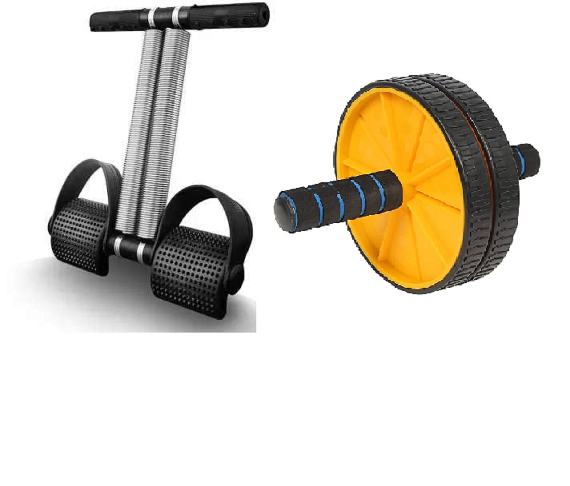 Tummy Trimmer with Ab Wheels – Dual Spring Ab Exerciser & Ab Roller Wheel for Core Strength, Waist Toning, and Full Body Fitness – Portable & Compact Home Workout Equipment for All Fitness Levels Tummy Trimmer with Ab Wheels – Dual Spring Ab Exerciser & Ab Roller Wheel for Core Strength, Waist Toning, and Full Body Fitness – Portable & Compact Home Workout Equipment for All Fitness Levels