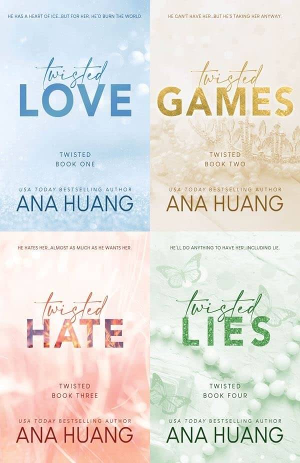     			Twisted 4 book set combo LOVE & GAME & HATE & LISE ( Paperback, English)