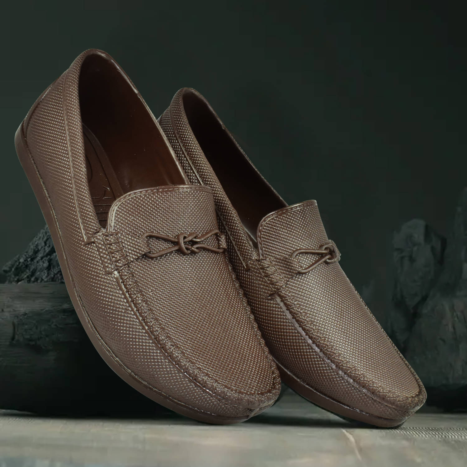     			Ajanta Brown Men's Slip on