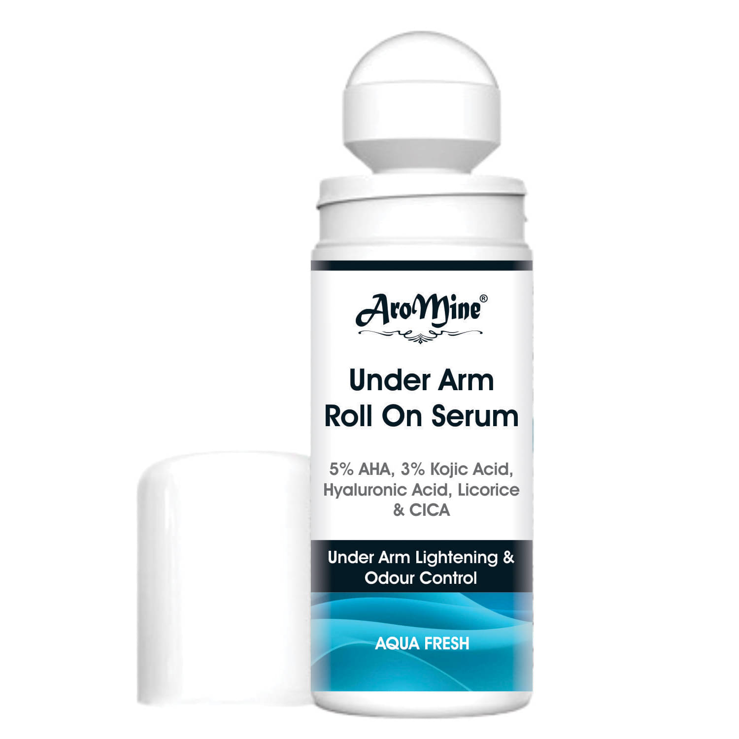     			AroMine Underarm Roll On Serum-5% AHA, 3% Kojic Acid For Aqua Fresh Fragrance Deodorant Roll-on - For Women  (50 ml)